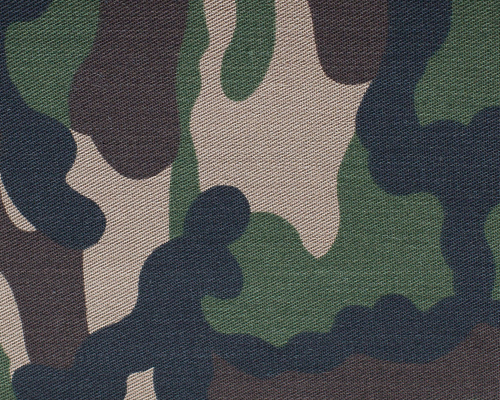 Canvas in grün-braun-camouflage