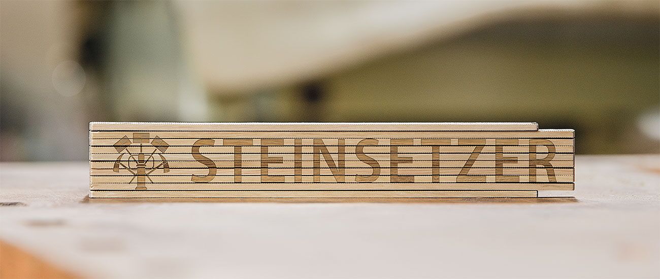 Zollstock Steinsetzer