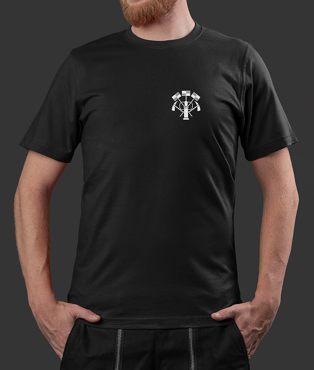 T-Shirt Raphael Steinsetzer klassisch Brust klein
